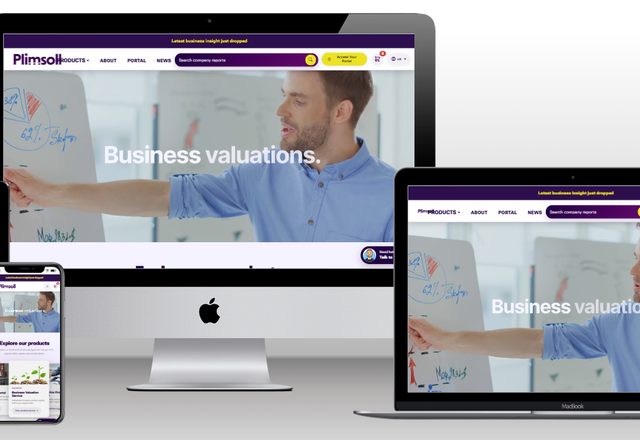 Grafica Techsini della home page del sito